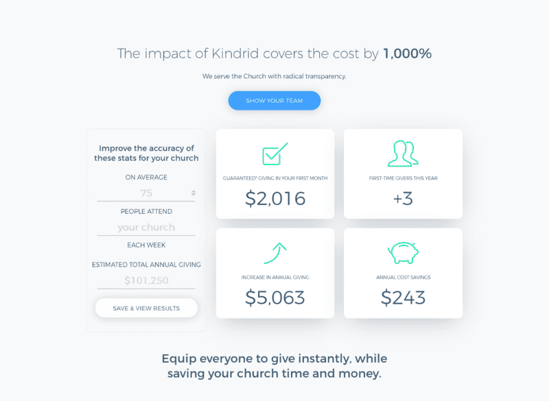 Pricing page screenshot
